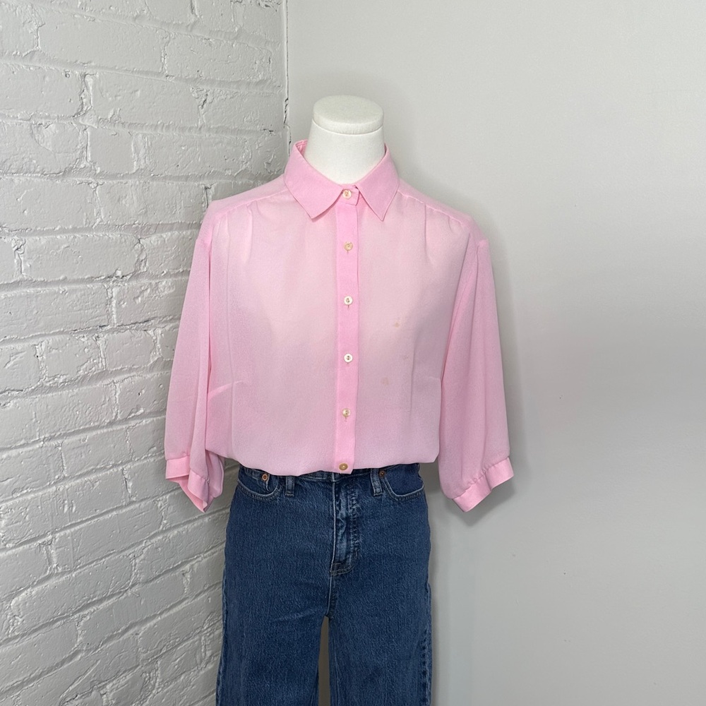 Italian Vintage Short Sleeve Button Down